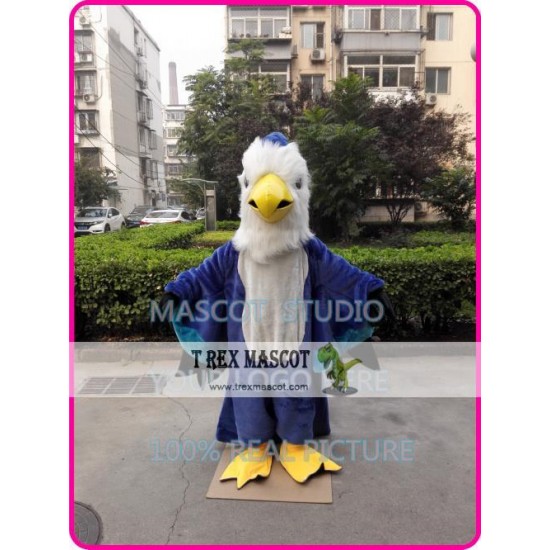 Blue Hawk Mascot Costuem Eagle Falcon Blue Hawk Mascot Costuem Eagle Falcon