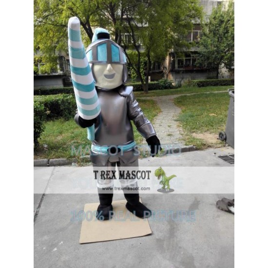 Knight Mascot Lanceer Trojan Costume Cartoon Knight Mascot Lanceer Trojan Costume Cartoon