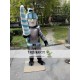 Knight Mascot Lanceer Trojan Costume Cartoon Knight Mascot Lanceer Trojan Costume Cartoon