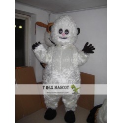 White Snowman Snow Monster Mascot Cartoon Costume