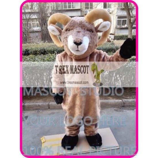 Bighorn Ram Goat Mascot Costume Bighorn Ram Goat Mascot Costume