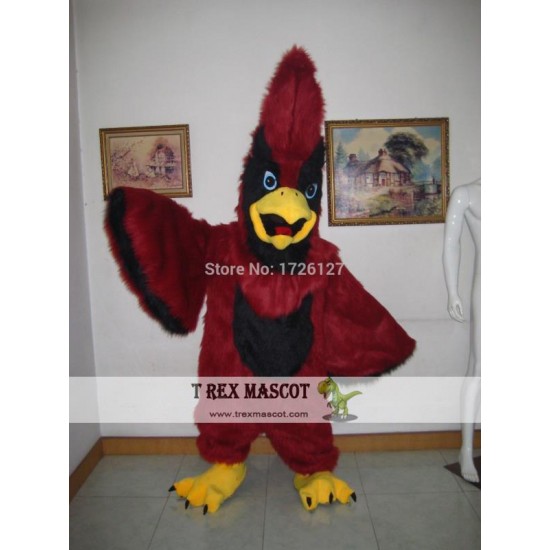 Plush Red Cardinal Mascot Costume Plush Red Cardinal Mascot Costume