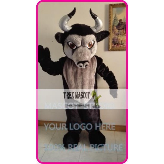 Plush Bull Mascot Costume