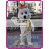 Mascot Plush White Polar Bear Mascot Costume