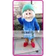 Mascot Blue Dwarf Mascot Costume Mascot Blue Dwarf Mascot Costume