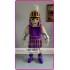 Purple Spartan Mascot Knight Spartan Costume Trojan Cosplay Cartoon Anime