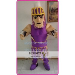 Mascot Purple Knight Mascot Spartan Trojan Cotume Anime