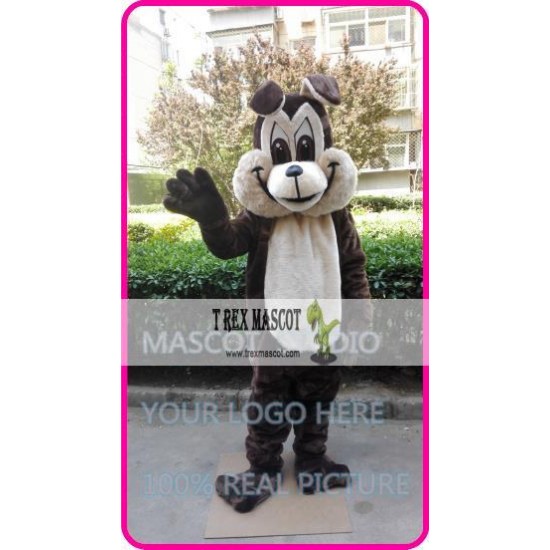 Brown Wolf Coyote Mascot Costume Brown Wolf Coyote Mascot Costume