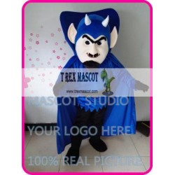 Mascot Blue Devil Mascot Costume Cartoon