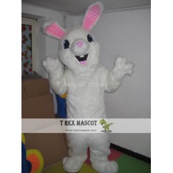 Easter Plush White Rabbit Mascot Bunny Costume