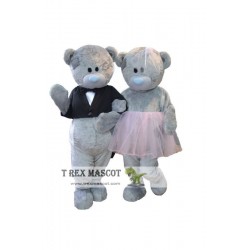 Wedding Teddy bear Mascot Costumes