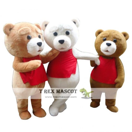 Teddy Bear Cartoon Mascot Costume Teddy Bear Cartoon Mascot Costume