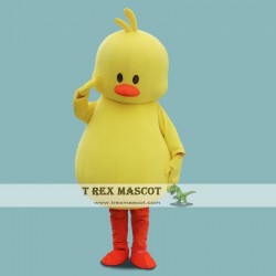 Yellow Duck Mascot Costume