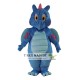 Cartoon Blue Dragon Mascot Costume Cartoon Blue Dragon Mascot Costume