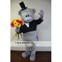 Wedding Teddy bear Mascot Costumes