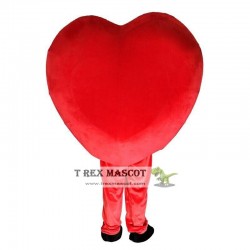 Valentine's Day Red Heart Love Mascot Costume