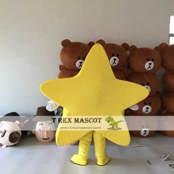 Yellow Star Mascot Costume