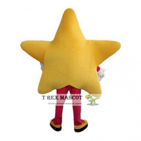 Yellow Star Mascot Costume