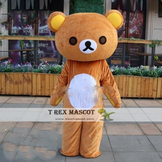 Brown bear Mascot Costume Brown bear Mascot Costume