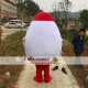 White Egg Mascot Costume