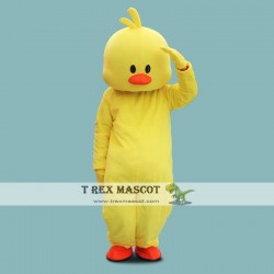 Yellow Duck Mascot Costume