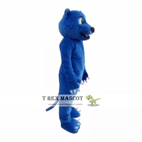 Blue Panther Lion Mascot Costume Blue Panther Lion Mascot Costume