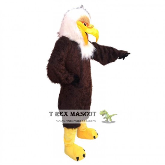 Brown Eagle Mascot Costume Brown Eagle Mascot Costume