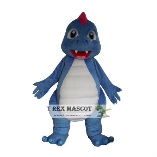 Purple / Blue Dragon Dinosaur Mascot Costume